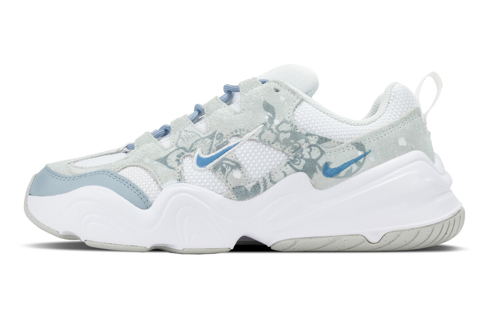 Nike Tech Hera Casual Shoes Women's Low-Top White/Blue