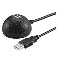Goobay USB Verl AA 150 MA. HiSpeed 2.0 1.5m USB кабель 1,5 m USB A Черный 68913