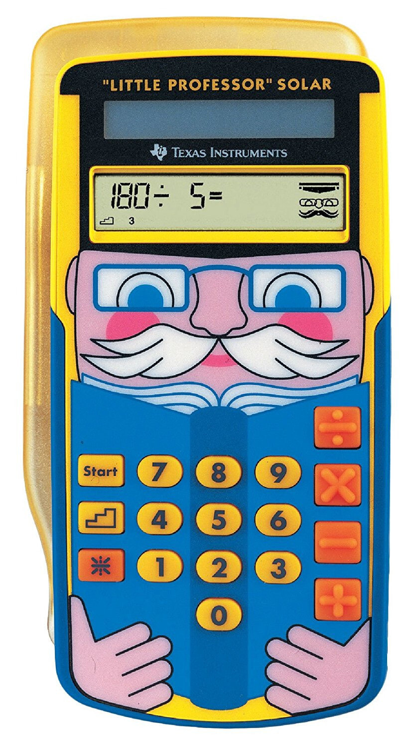 Texas Instruments Little Professor Solar калькулятор Карман Графический Разноцветный TI-LITTLE PROF