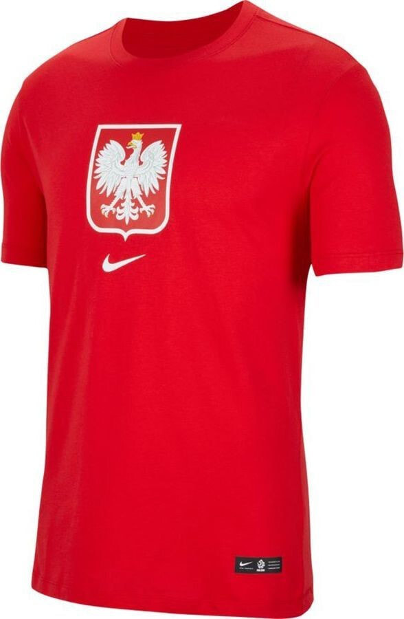 Мужская спортивная футболка Nike Koszulka męska Polska Evergreen Crest Tee r. L