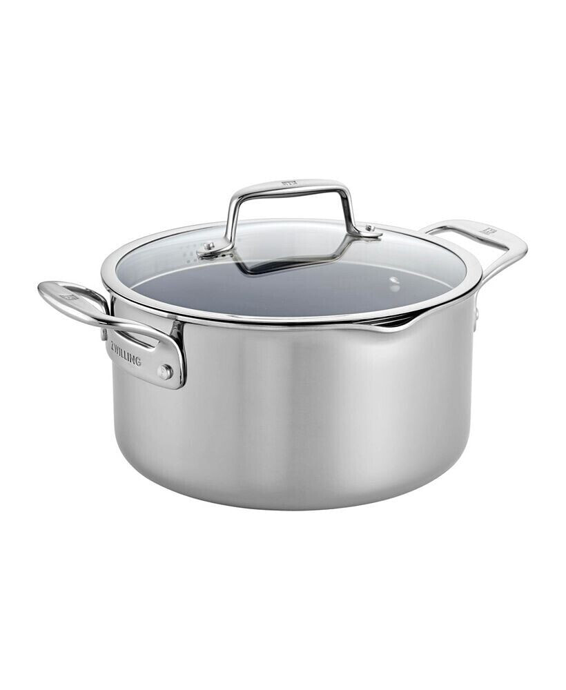 Zwilling Clad CFX 6-Qt. Dutch Oven with Strainer Lid and Pouring Spouts