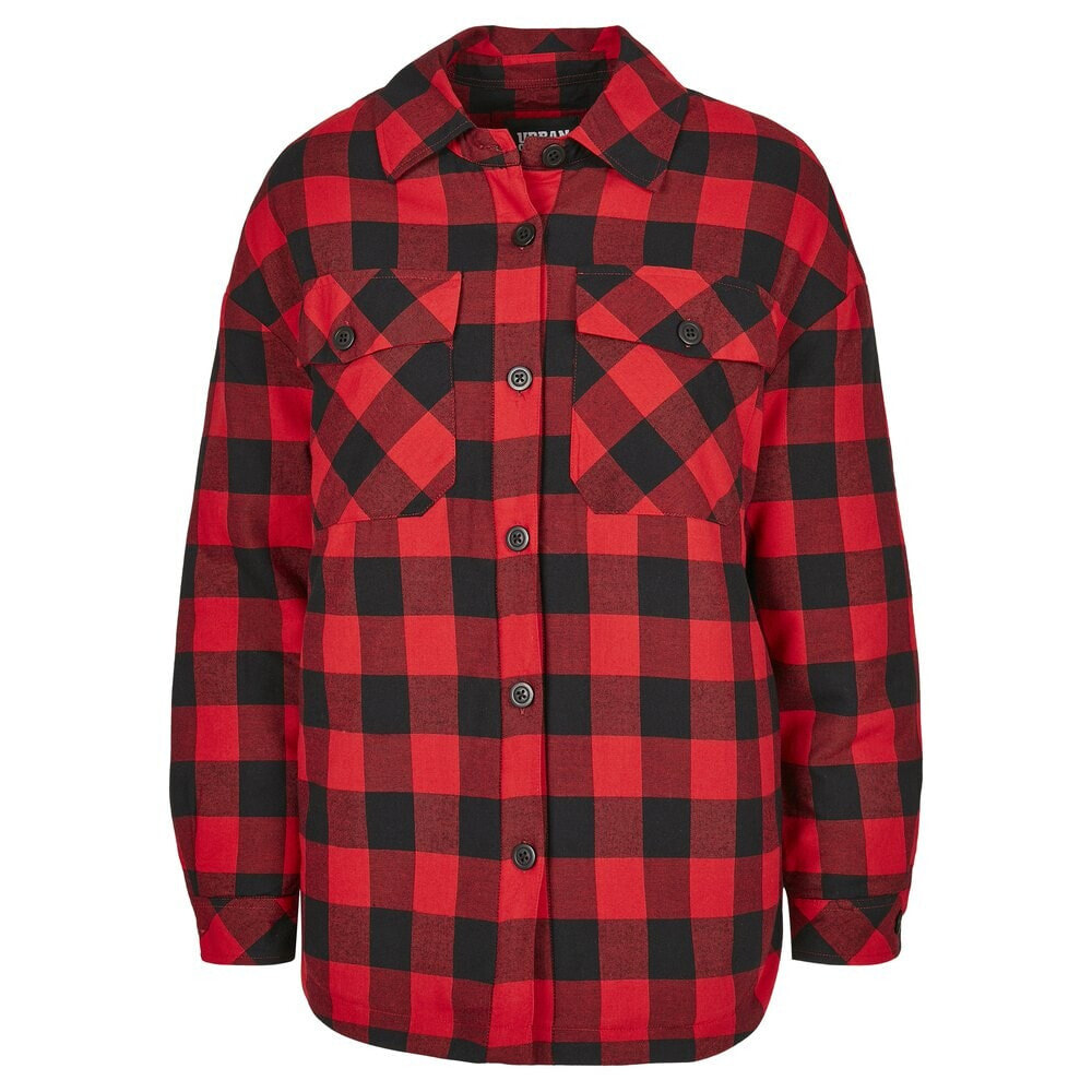 URBAN CLASSICS Flannel Shirt With Laces S