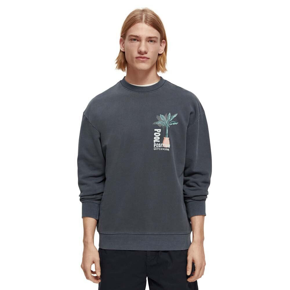 SCOTCH & SODA Garment Dye Artwork Sweatshirt