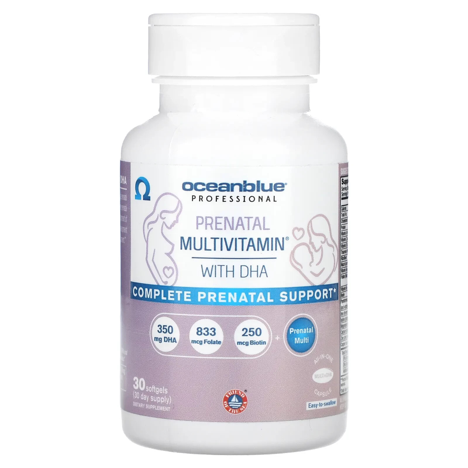 Professional, Prenatal Multivitamin with DHA, 30 Softgels