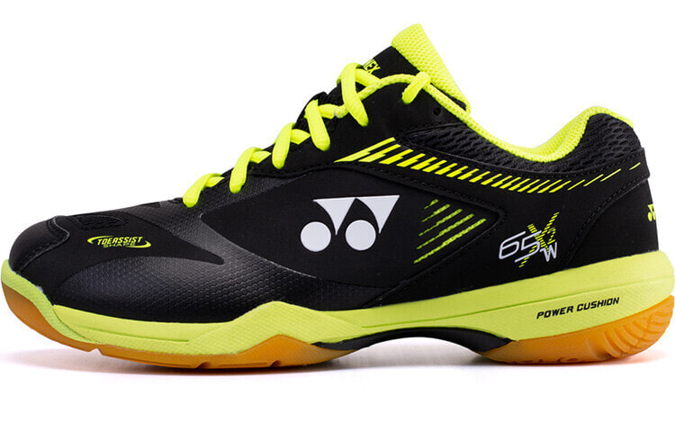 YONEX Badminton Shoes Unisex Low-Top Black/Nude Yellow