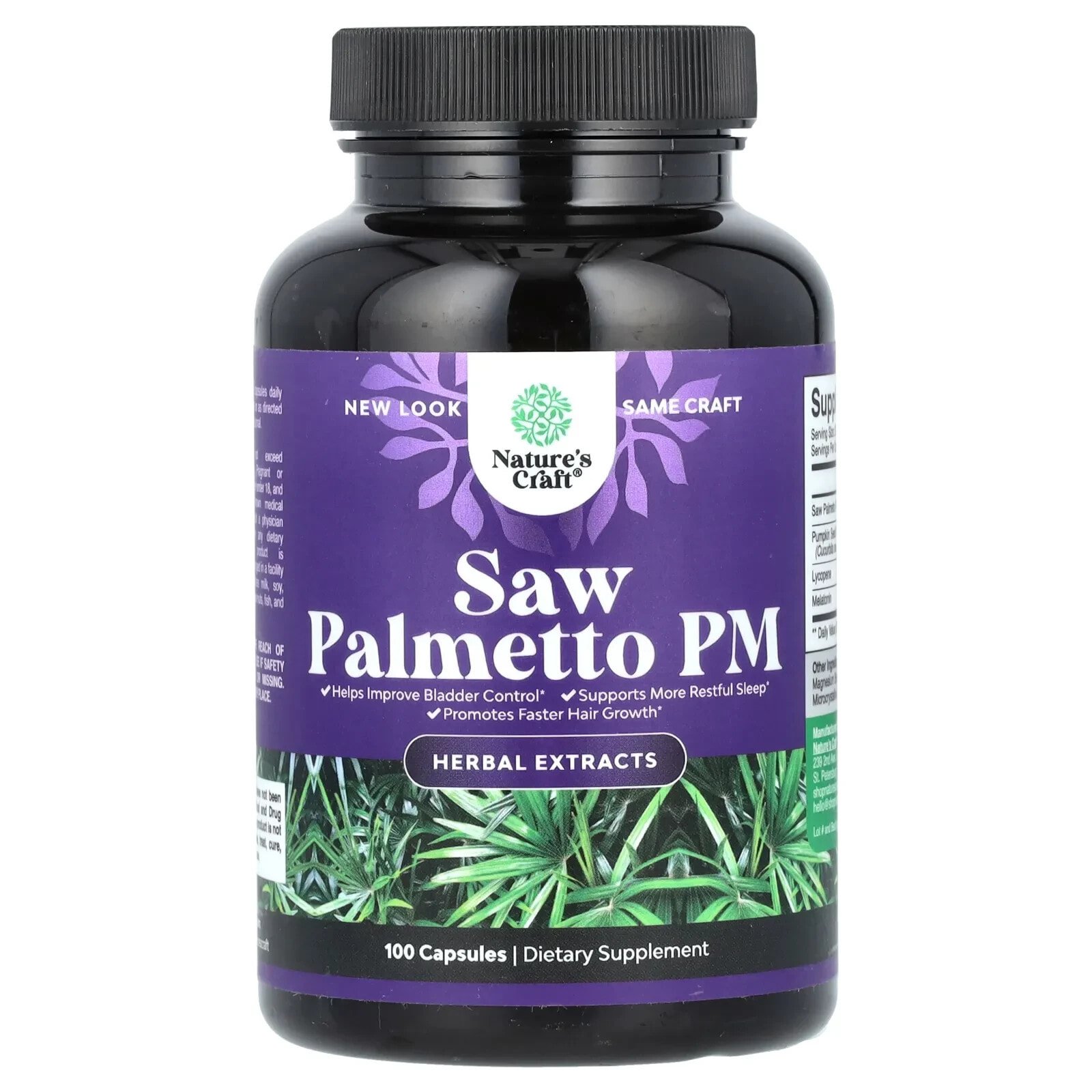 Saw Palmetto PM, 100 Capsules