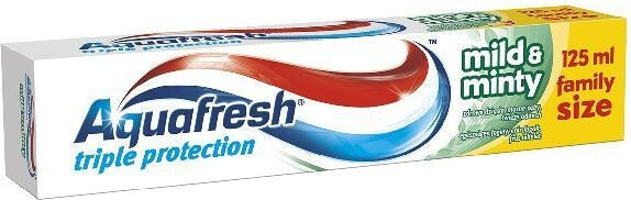 Aquafresh Triple Protection Mind & Minty Toothpaste Освежающая зубная паста для защиты от кариеса 75 мл