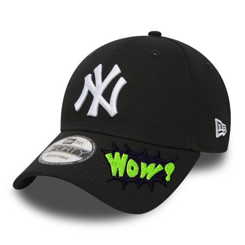 Мужская бейсболка черная бейсбольная с логотипом New Era Czapka z daszkiem New Era 9FORTY New York Yankees Custom WOW - 10531941