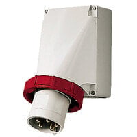 Mennekes 361 - Straight - 400 V - Red,White - IP67 - 1 pc(s)