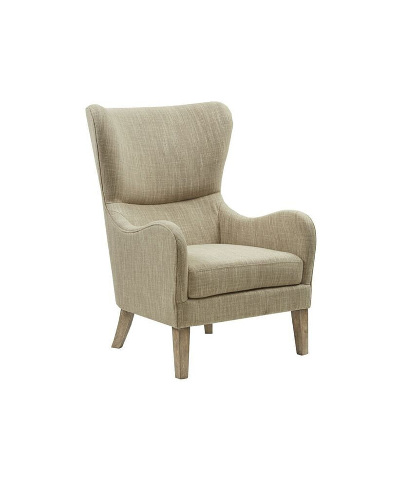 Madison Park arianna Fabric Swoop Wing Chair