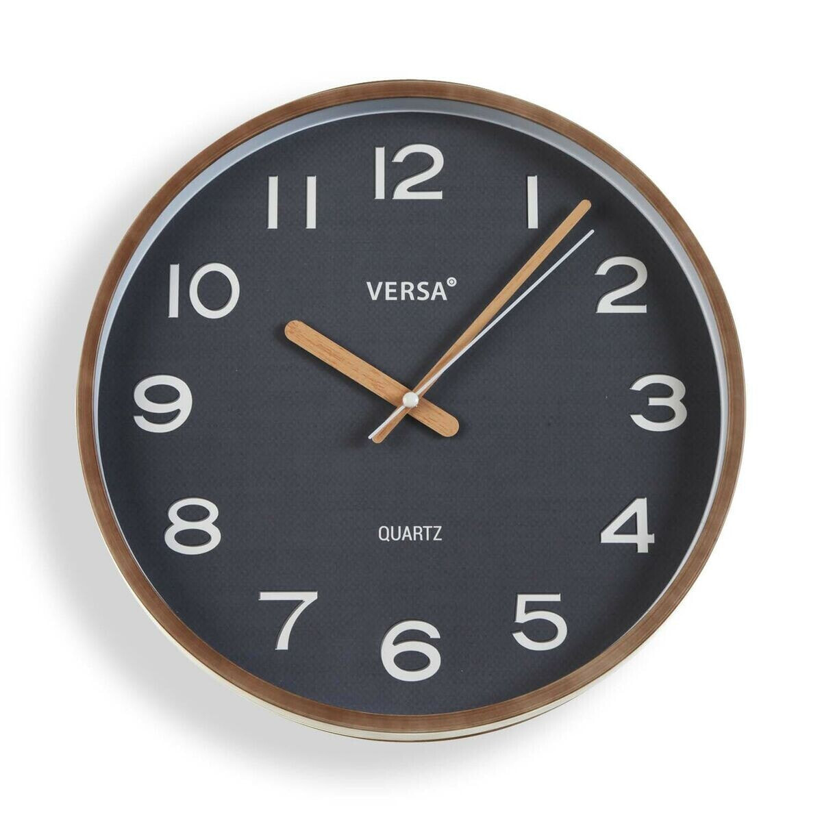 Настенное часы Versa Серый Пластик Кварц 4,3 x 30 x 30 cm