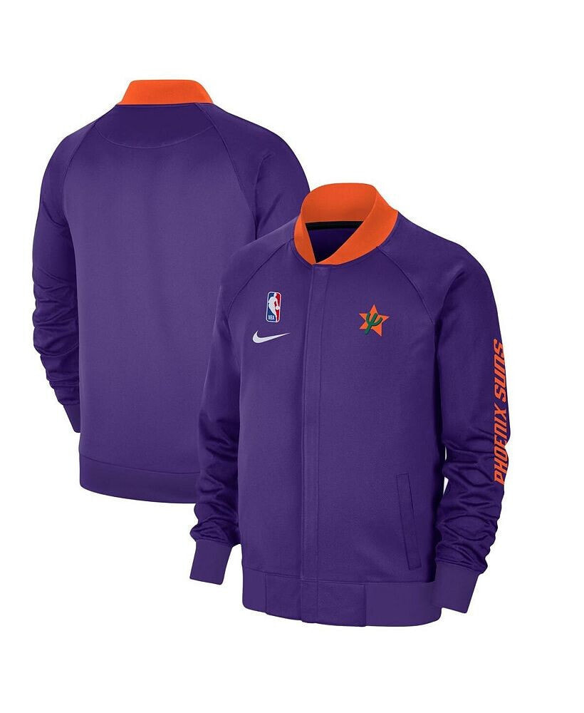 Nike men's Purple Phoenix Suns 2024/25 City Edition Authentic Showtime Performance Full-Zip Jacket