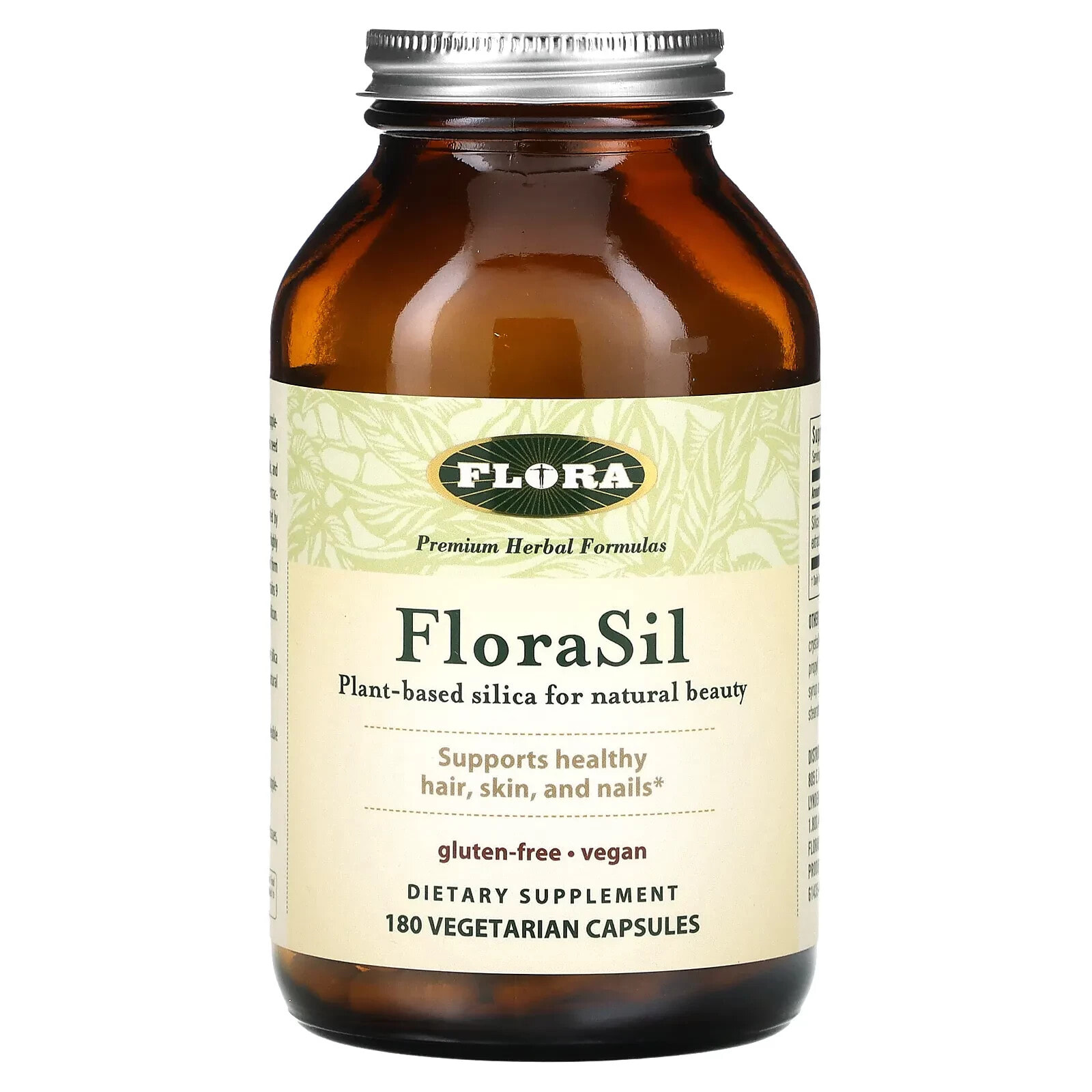 Flora, FloraSil, 180 вегетарианских капсул