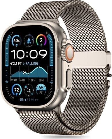 Tech-Protect TECH-PROTECT MILANO APPLE WATCH 6 / 7 / 8 / 9 / 10 / SE / ULTRA 1 / 2 (44 / 45 / 46 / 49 MM) TITANIUM