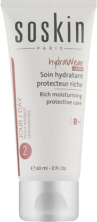 Feuchtigkeitsspendende Pflegecreme für trockene Haut - Soskin Hydrawear Creme-Rich Moisturising Protective Care