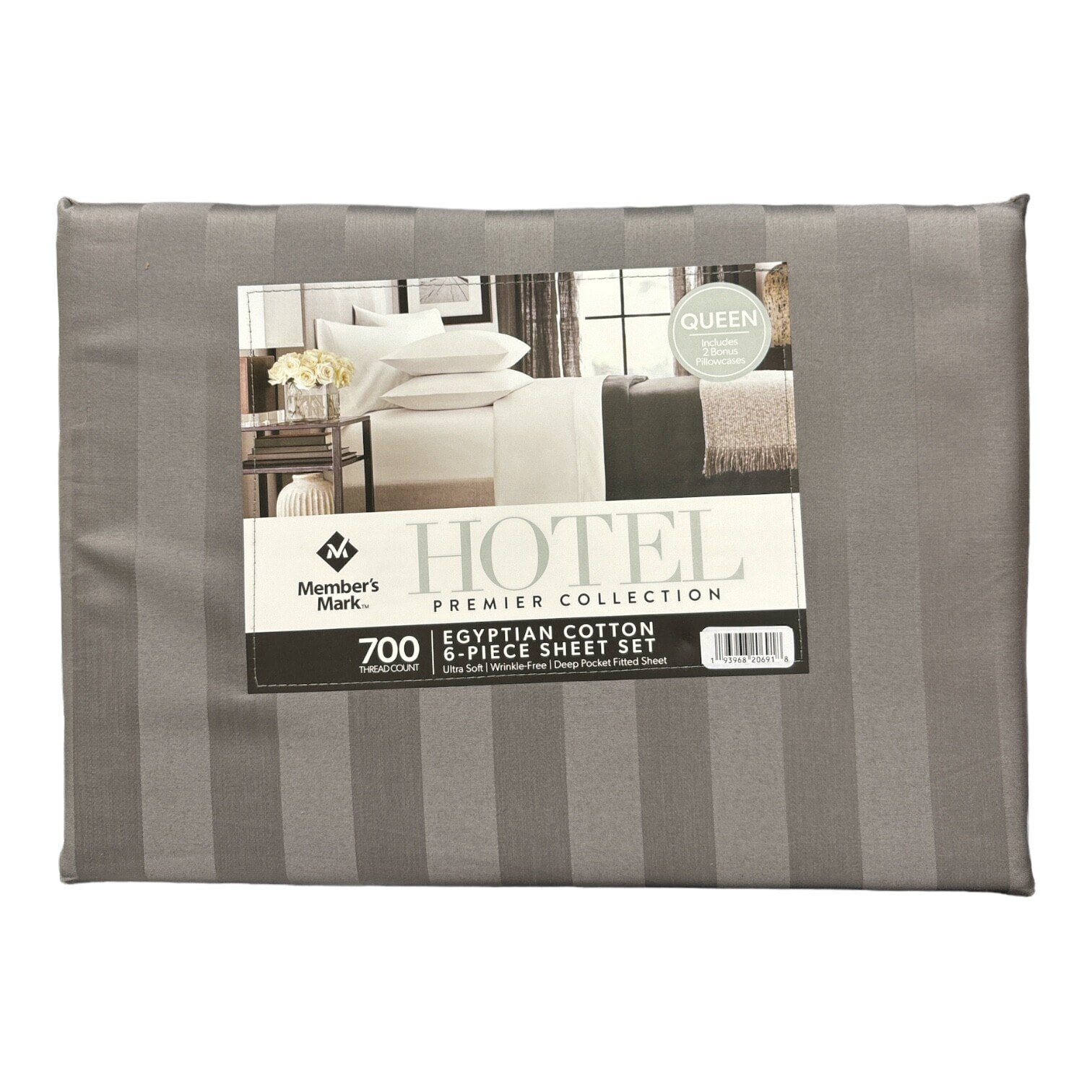 Member's Mark Hotel Premier Egyptian Cotton 6-Piece Sheet Set, 700 Thread Count