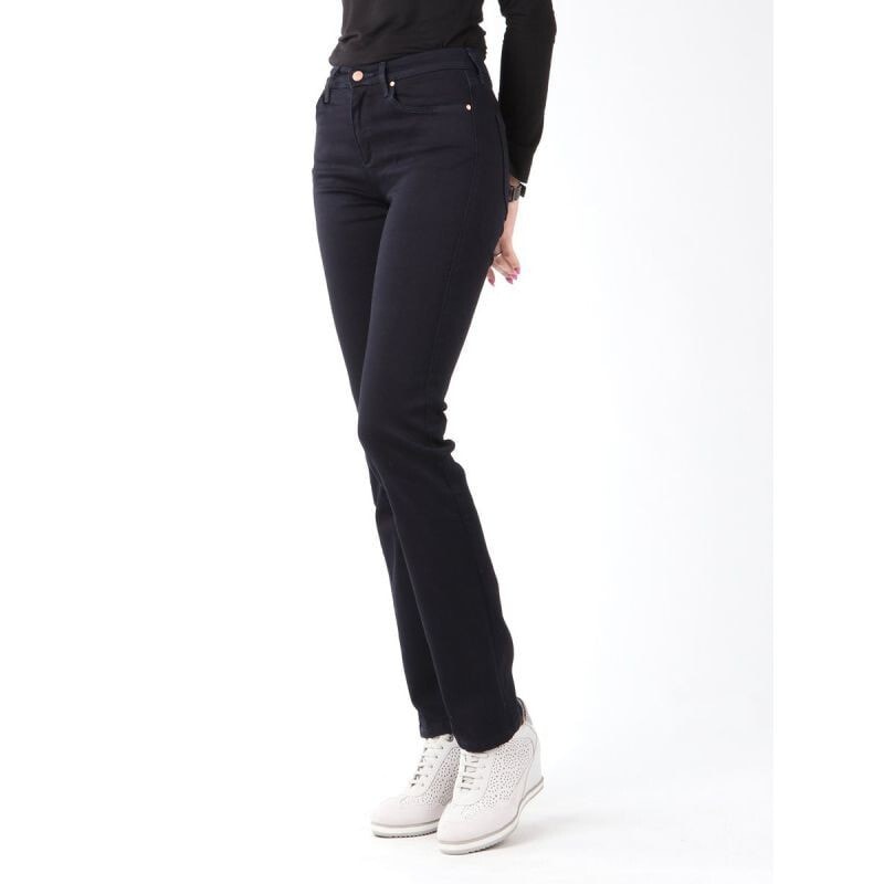Женские джинсы прямого кроя   со средней посадкой черные  Inny