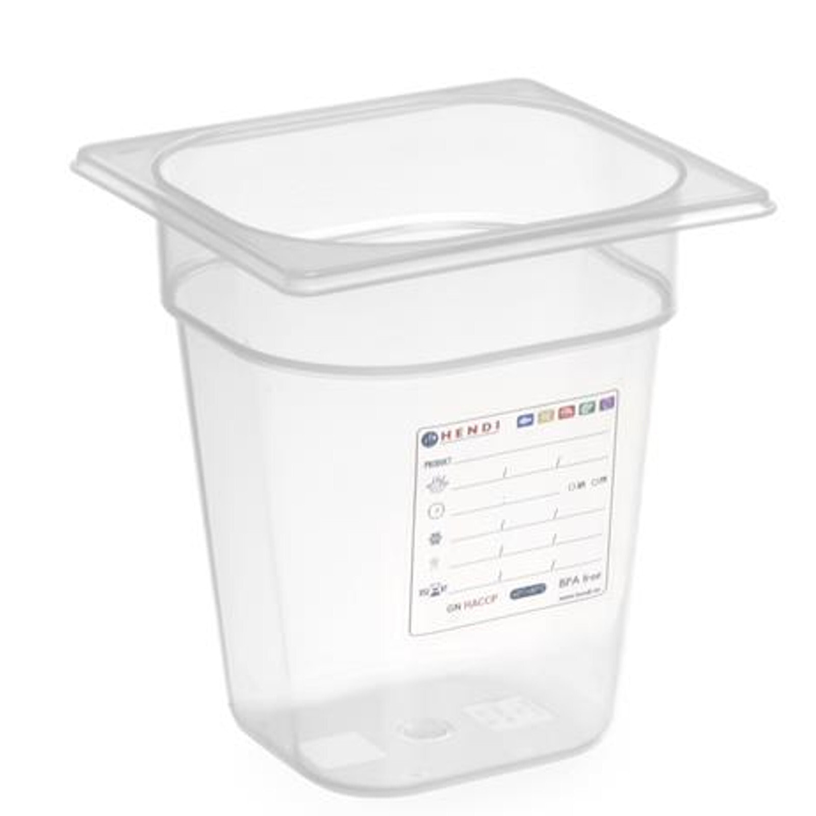 Container made of polypropylene GN 1/6, height 100 mm - Hendi 880470