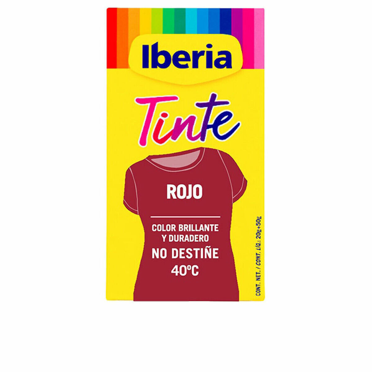 Clothes Dye Tintes Iberia Red 70 g