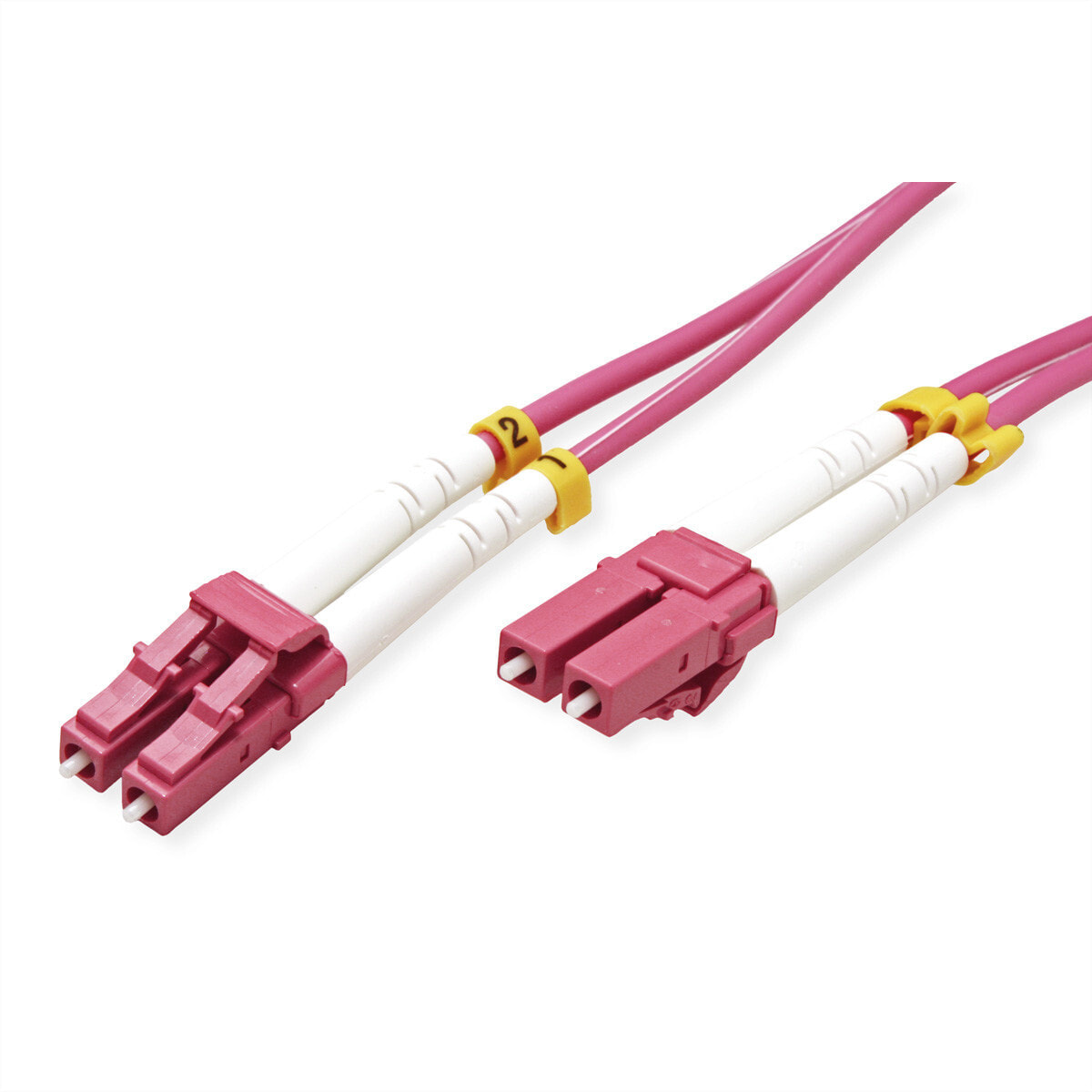Value Fibre Optic Jumper Cable, 50/125 µm, LC/LC, OM4, purple 15 m волоконно-оптический кабель Фиолетовый 21.99.8756