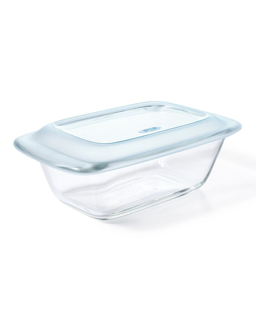 OXO good Grips 1.6-Qt. Glass Loaf Pan With Lid