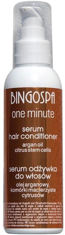 Haarserum mit Arganöl und Zitrus-Stammzellen - BingoSpa Serum-Conditioner