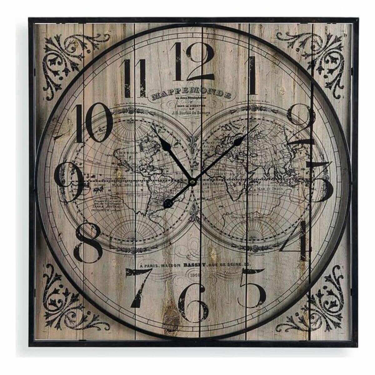 Настенное часы Versa Деревянный (59,5 x 5,5 x 59,5 cm)