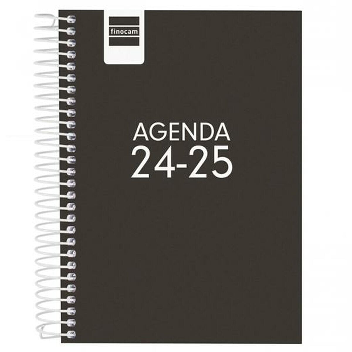 Diary Finocam COOL Black 1/8 12 x 16,4 cm 2024-2025