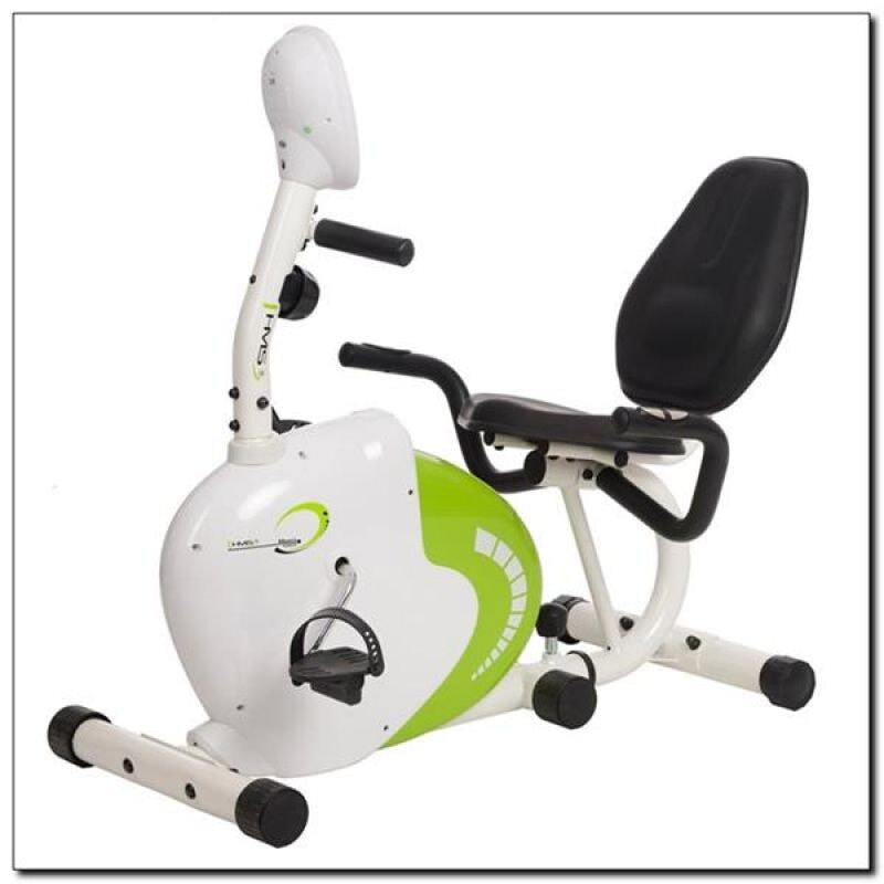 Велотренажер Horizontal magnetic bike HMS R9259 white and green