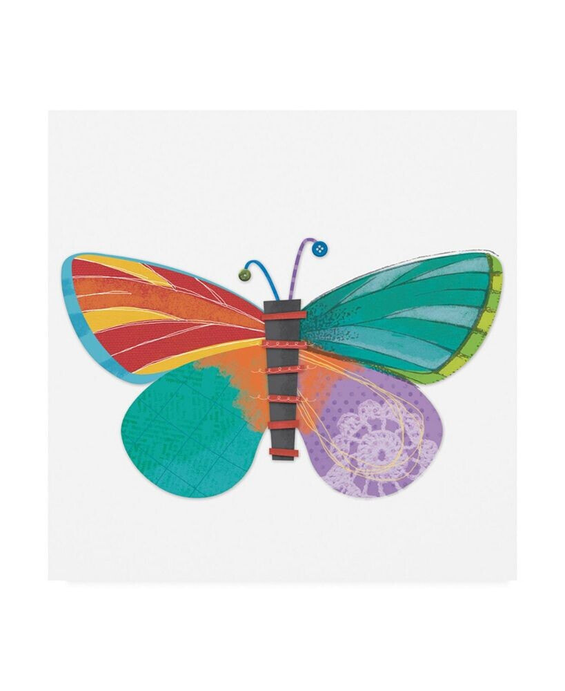 Trademark Global holli Conger Wings of Grace butterfly icon 1 Canvas Art - 19.5