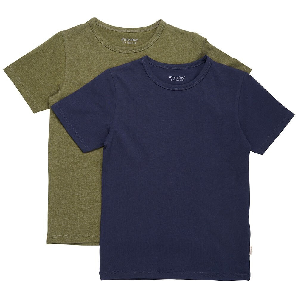 MINYMO Basic 32 2 Pack Short Sleeve T-Shirt