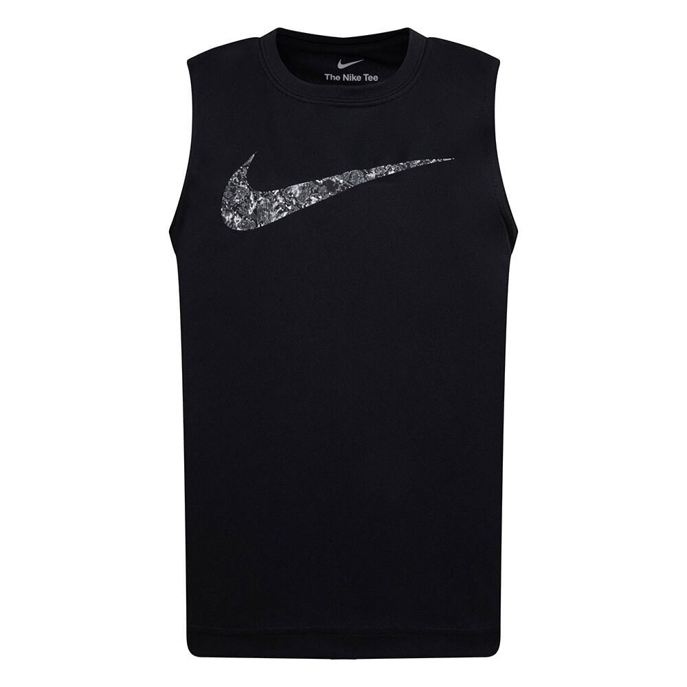 NIKE KIDS Adp Swoosh Dri-Fit Sleeveless T-Shirt