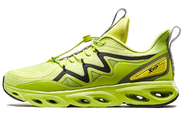 特步 流灵 荷兰屋联名款 旋科技自动系带运动 低帮 跑步鞋 男款 绿色 / Running Shoes Green Xtep 98141911000