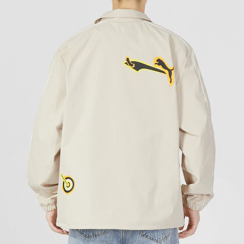 PUMA Classics Street Sport Woven Jacket Jacket Men's Ecru