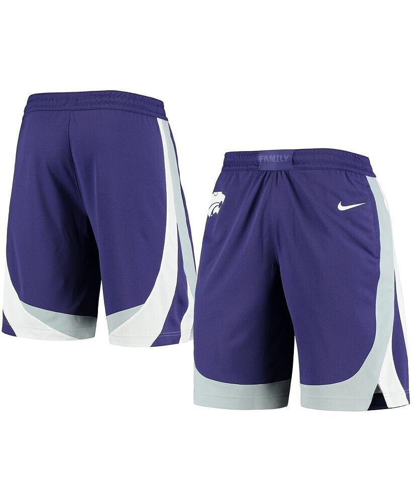 Nike men's Purple Kansas State Wildcats Team Replica Basketball Shorts