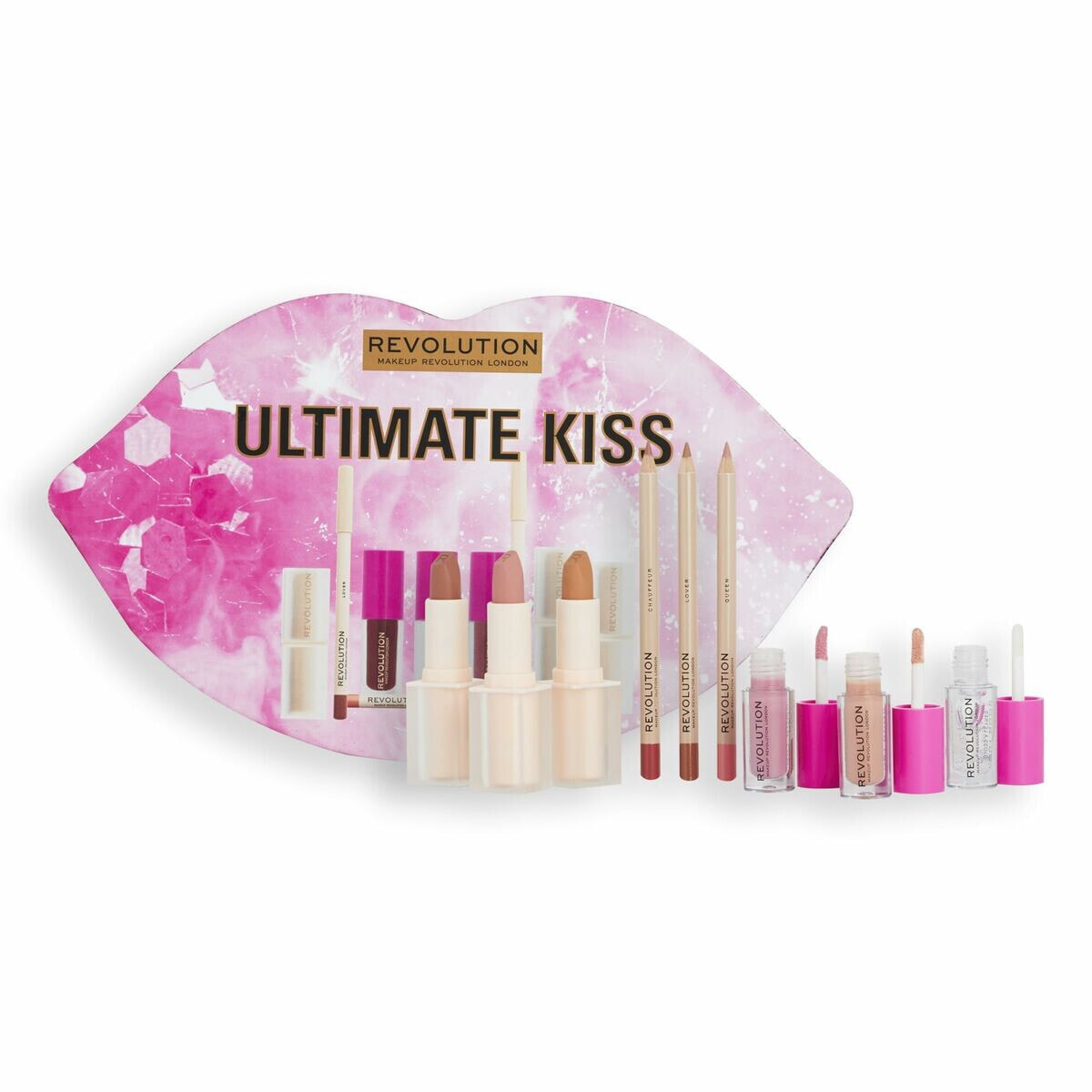 макияжный набор Revolution Make Up Ultimate Kiss 9 Предметы