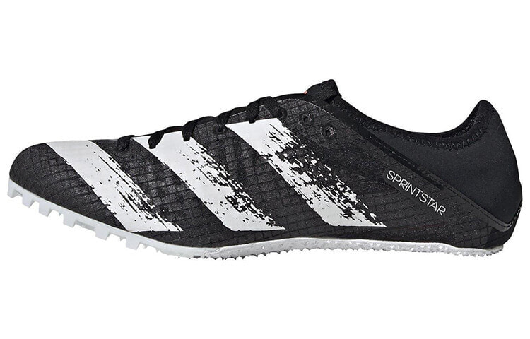 adidas Sprintstar Spikes Core 低帮 跑步鞋 男款 黑白 舒适 田径 / Кроссовки Adidas Sprintstar EG1199