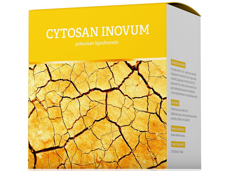 Energy Cytosan Inovum Комплекс с гуминовыми веществами, силимарином, янтарной кислотой и зеленой глиной для здоровья толстой и тонкой кишки, желудка, печени, желчного пузыря и селезенки 90 капсул