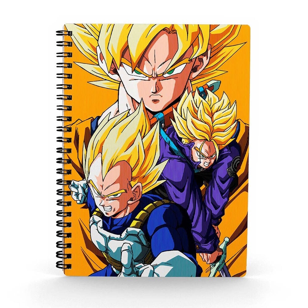 SD TOYS Saiyans Dragon Ball Z Notebook 3D