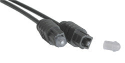 Lindy 1m SPDIF Digital Optical Cable - TosLink аудио кабель Черный 35211