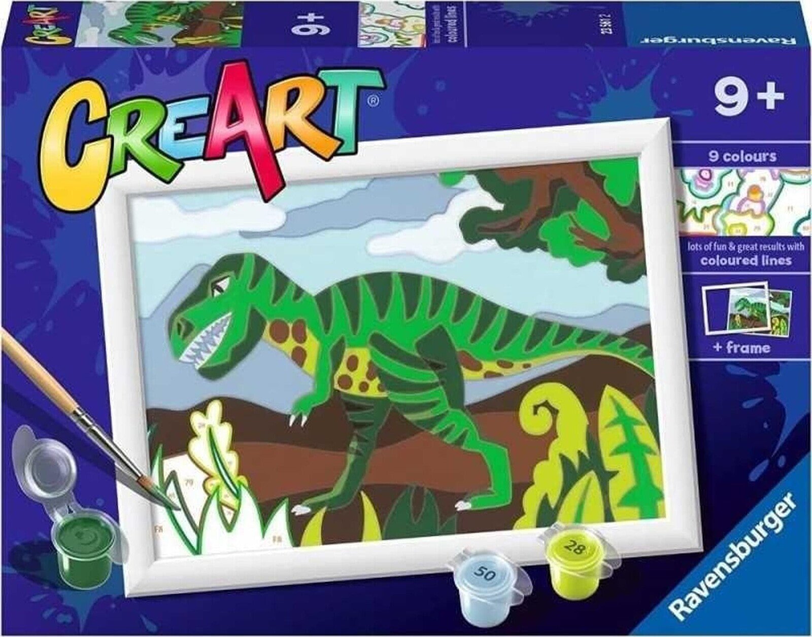 Ravensburger RAV CreArt dla dzieci (seria E): Dinozaur 23561