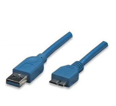 Techly ICOC-MUSB3-A-030 USB кабель 3 m 3.2 Gen 1 (3.1 Gen 1) USB A Micro-USB B Синий