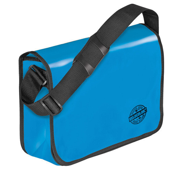 Veloflex VELOCOLOR - Unisex - School shoulder bag - Blue - Monochromatic - Tarpaulin