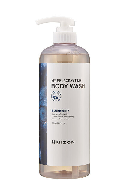 Mizon My Relaxing Time Delicious Body Wash Расслабляющий гель для душа с экстрактом черники 800 мл