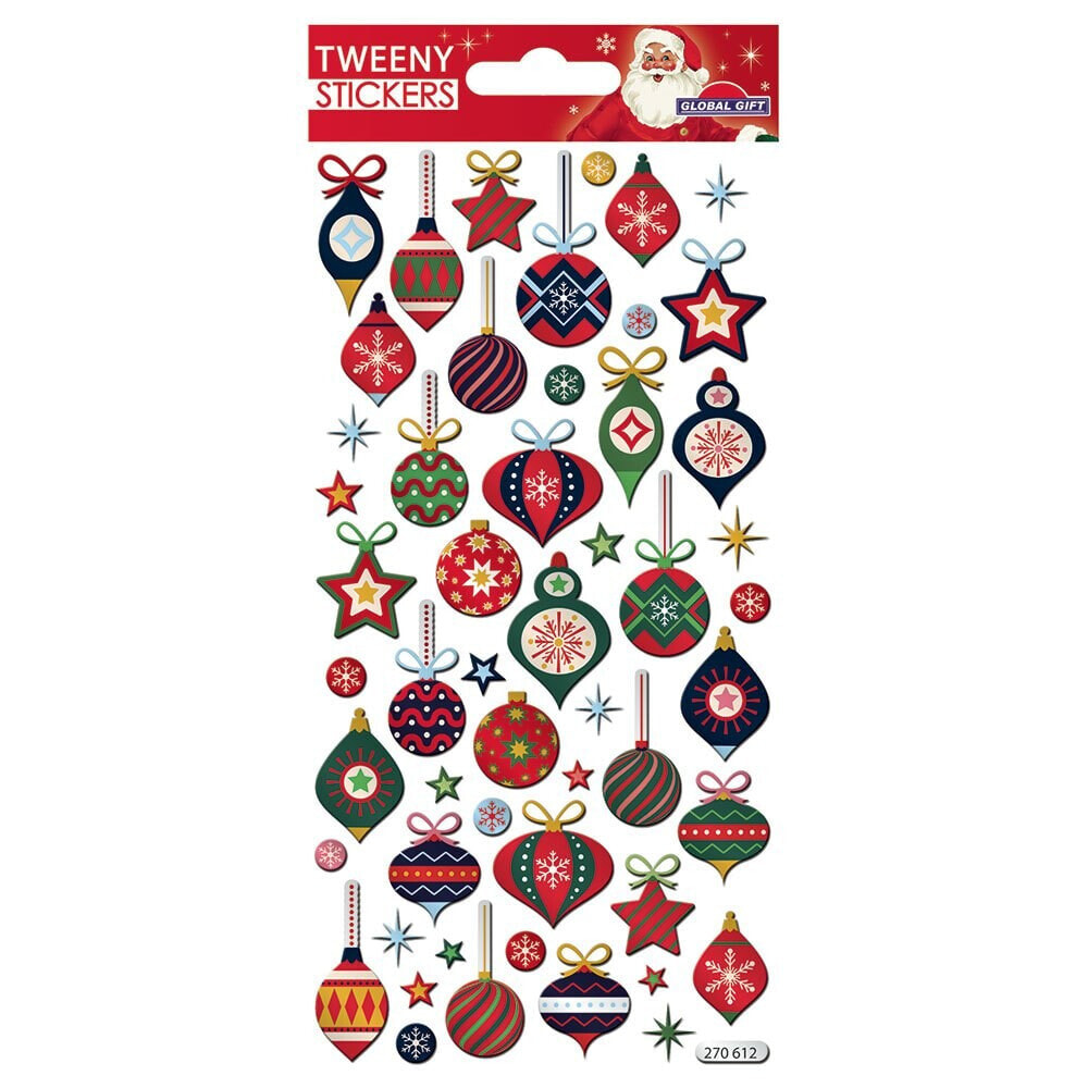 BANDAI Tweeny Foamy Navidad Decoracion Arbol Stickers