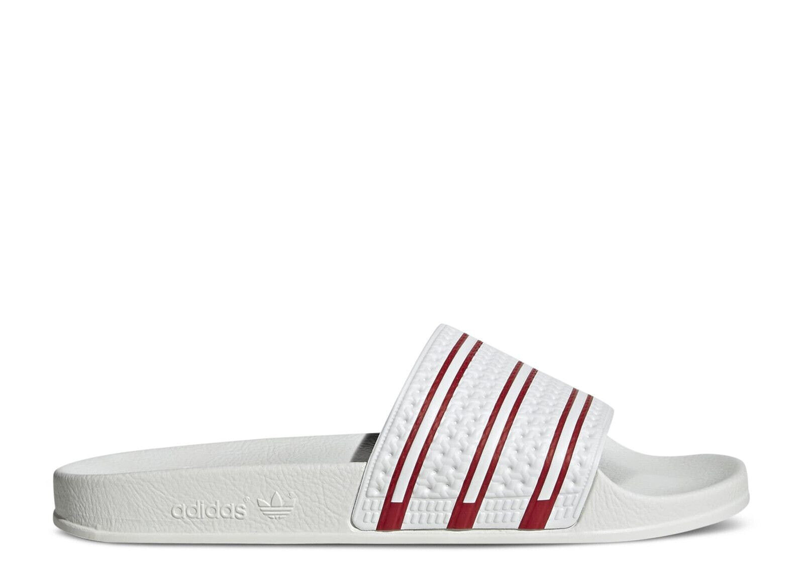 Adilette Slides 'White Team Power Red'