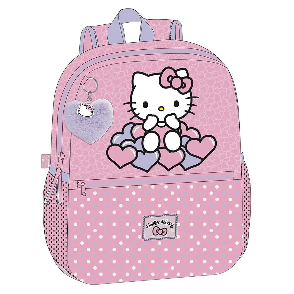 HELLO KITTY Hearts & Dot 33cm junior backpack