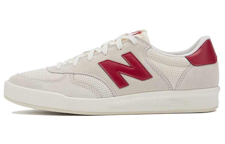 New Balance NB 300 复古百搭休闲 低帮 板鞋 男女同款 灰红拼色 / Кроссовки New Balance CRT300G1