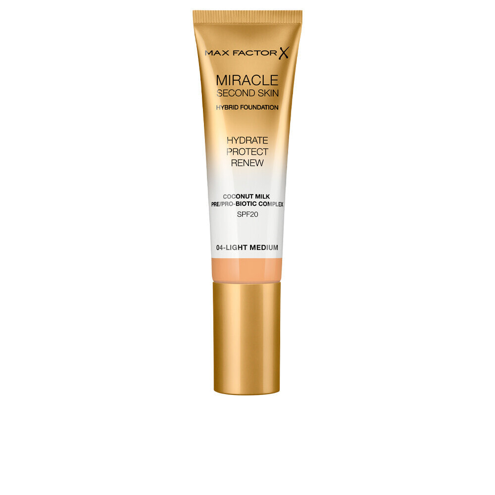 MIRACLE TOUCH second skin found.SPF20 #4-light medium