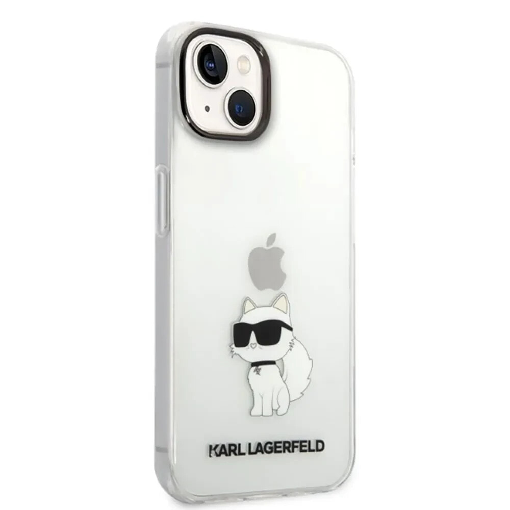 KARL LAGERFELD Klhcp14Mhnchtct iPhone 14 Plus15 Plus 6.7 Ikonik Choupette phone case